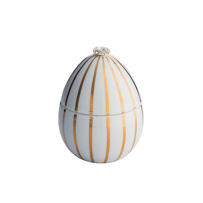 White egg with golden stripe 220 g