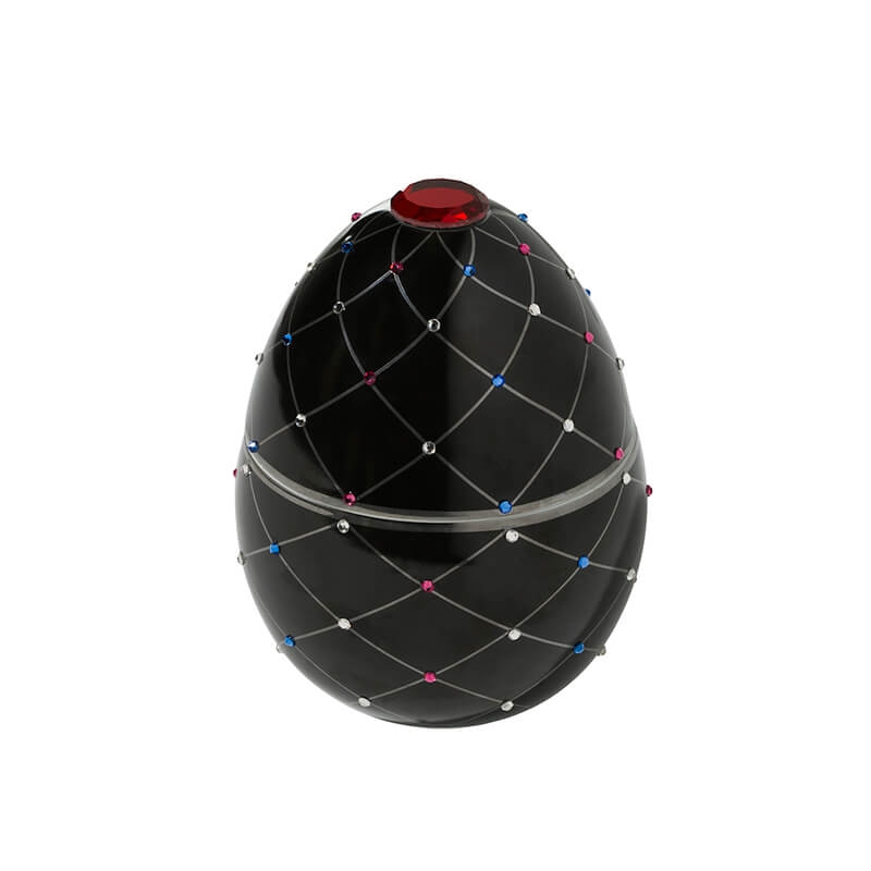 Premium Black Egg with Silver Stripe 450 g